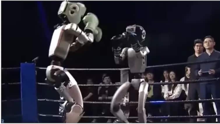 Robot Boxing Video: Lotter go-kick-punches, the world’s first Robot Boxing Tournament in China, know who won?